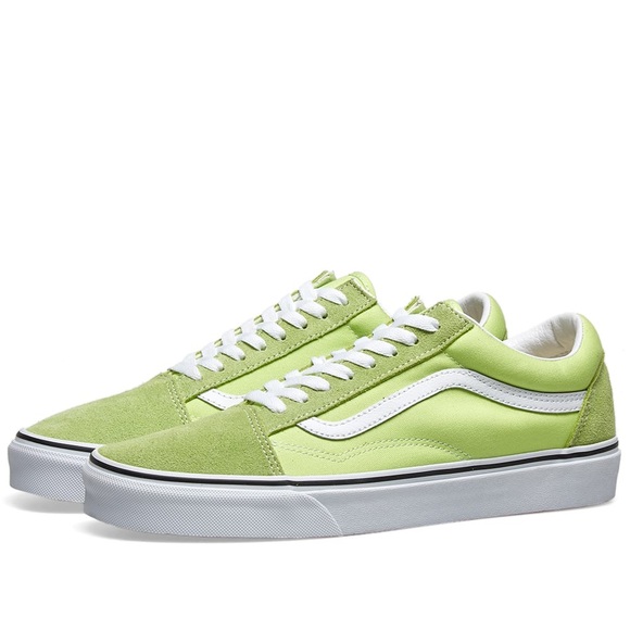 Vans Sharp Green Old Skool Classic Skate Shoes - Picture 2 of 14
